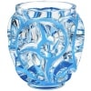 Cristal Lalique ,Vase “tourbillon “Emaillé Bleu.” 8