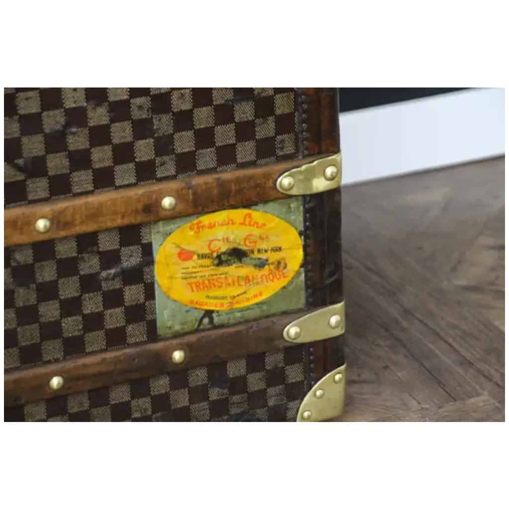 Malle Louis Vuitton courrier a damiers 100 cm 6