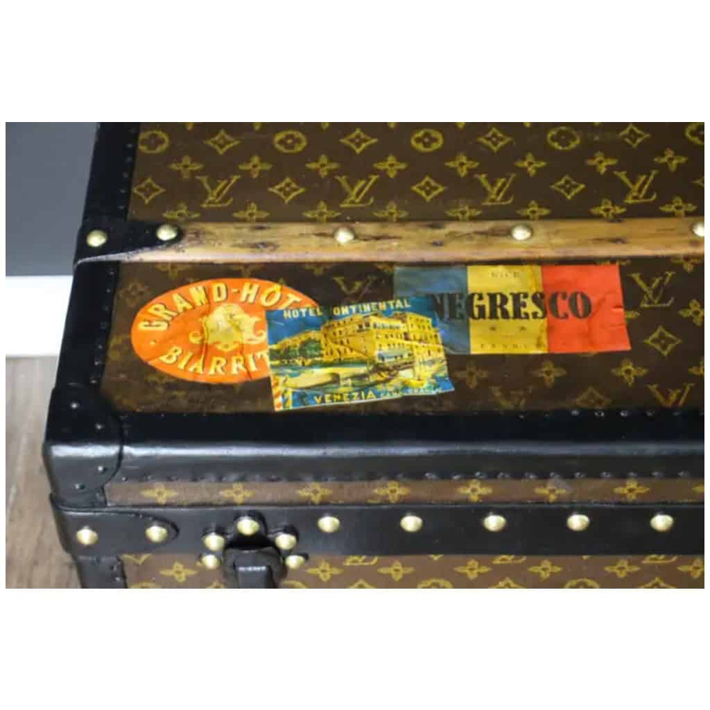 Malle Louis Vuitton courrier en toile monogram 80 cm 14