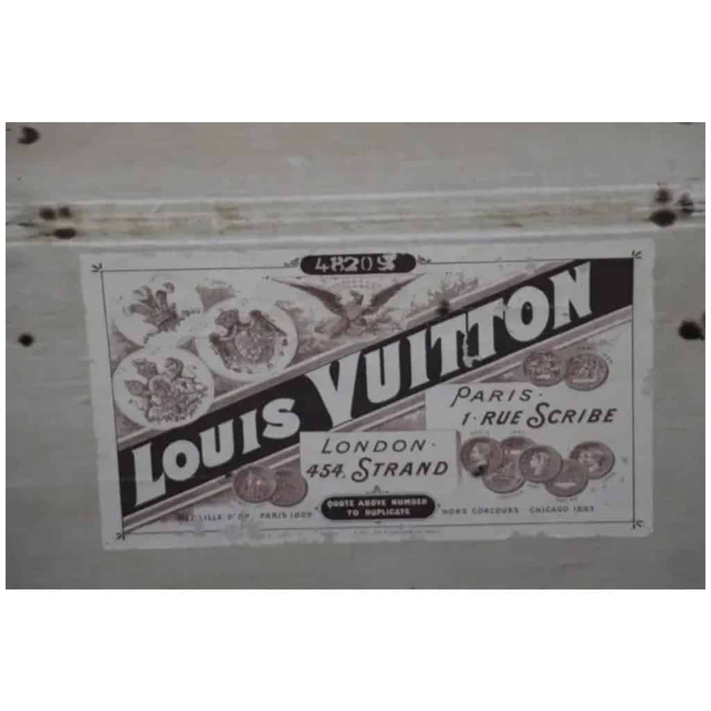 Malle Louis Vuitton courrier a damiers 100 cm 11