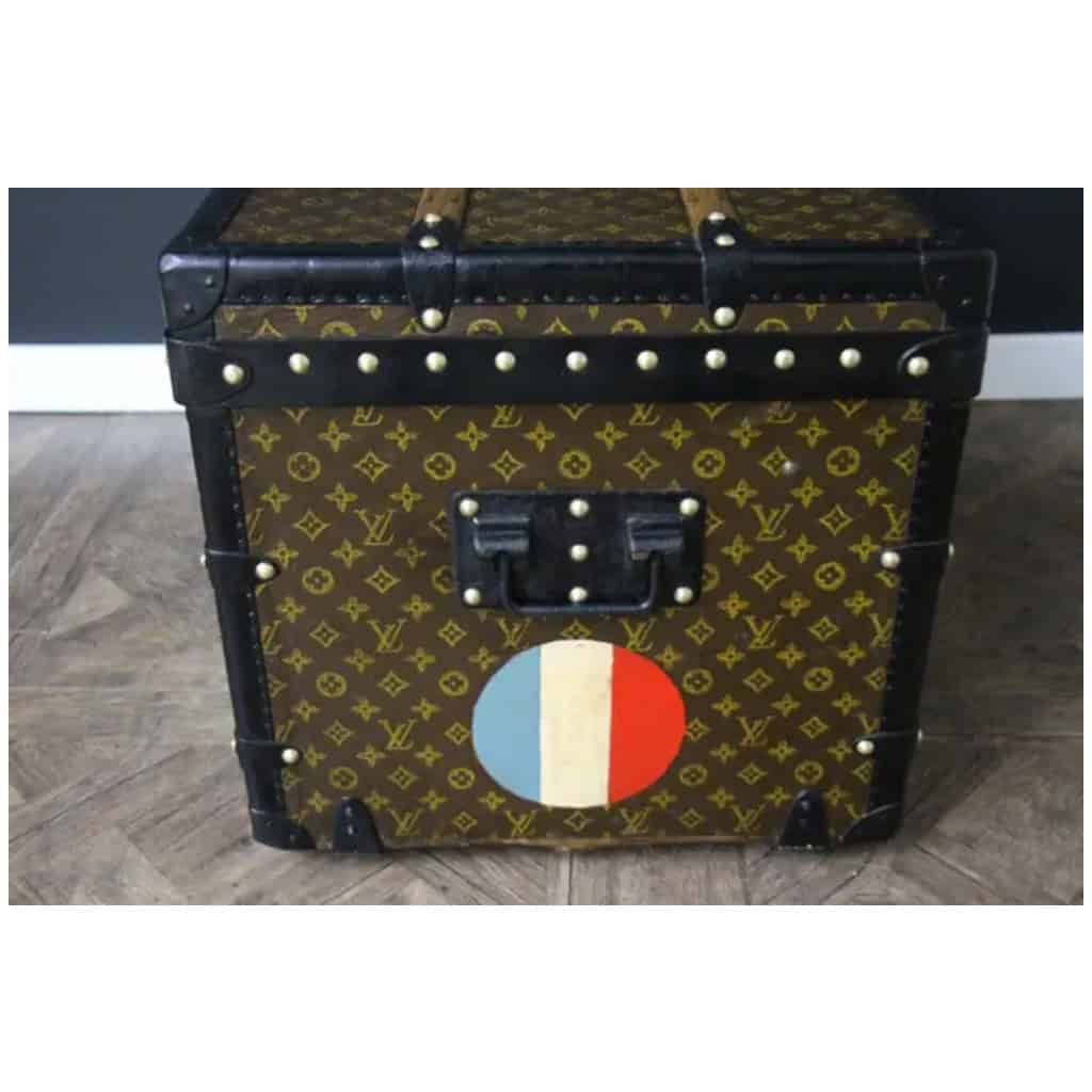 Malle Louis Vuitton courrier en toile monogram 80 cm 8