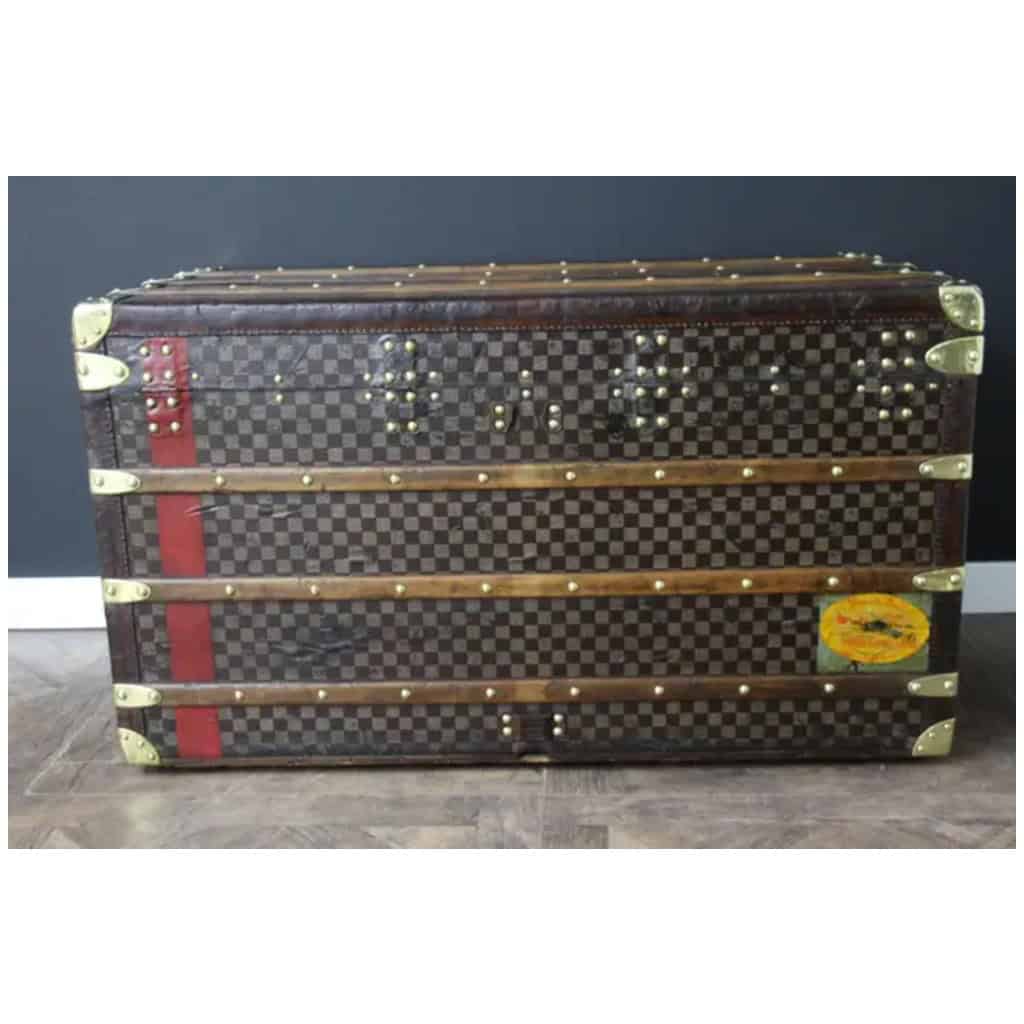 Malle Louis Vuitton courrier a damiers 100 cm 5