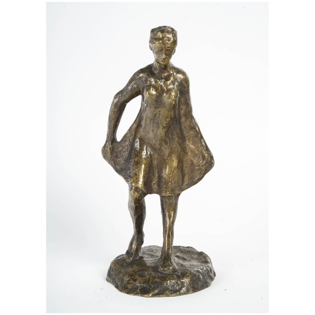 Elisée Cavaillon (1873-1954). Bronze Féminin. 5