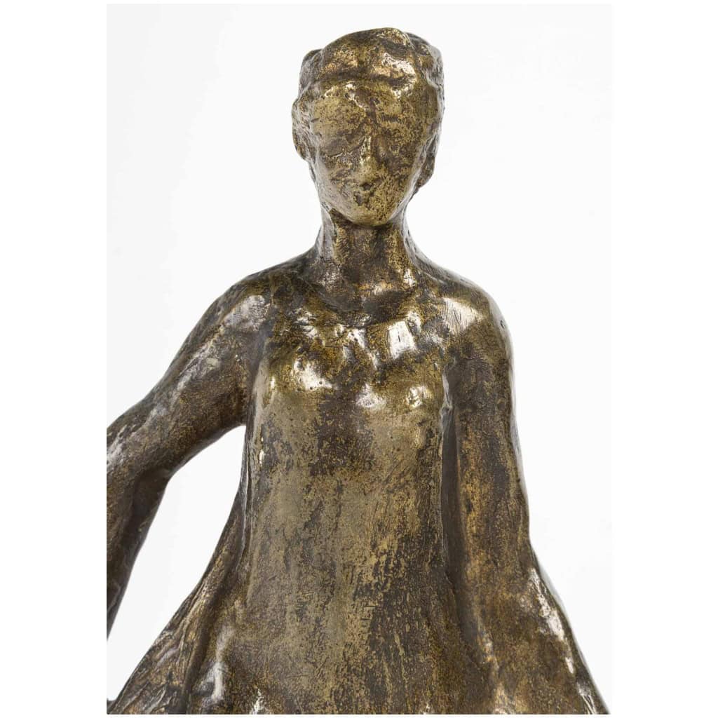 Elisée Cavaillon (1873-1954). Bronze Féminin. 6