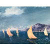 COSSON Marcel Peinture 20è siècle Voiliers en bord de mer Huile sur panneau signée Certificat d’authenticité. 18