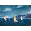 COSSON Marcel Peinture 20è siècle Voiliers en bord de mer Huile sur panneau signée Certificat d’authenticité. 14