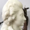 Buste En Marbre Blanc De Carrare “Madame De Pompadour” , Guglielmo Pugi (1850-1915) 16