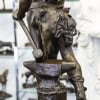 Sculpture – Le Travail , Eugène Marioton (1857-1933) – Bronze 22