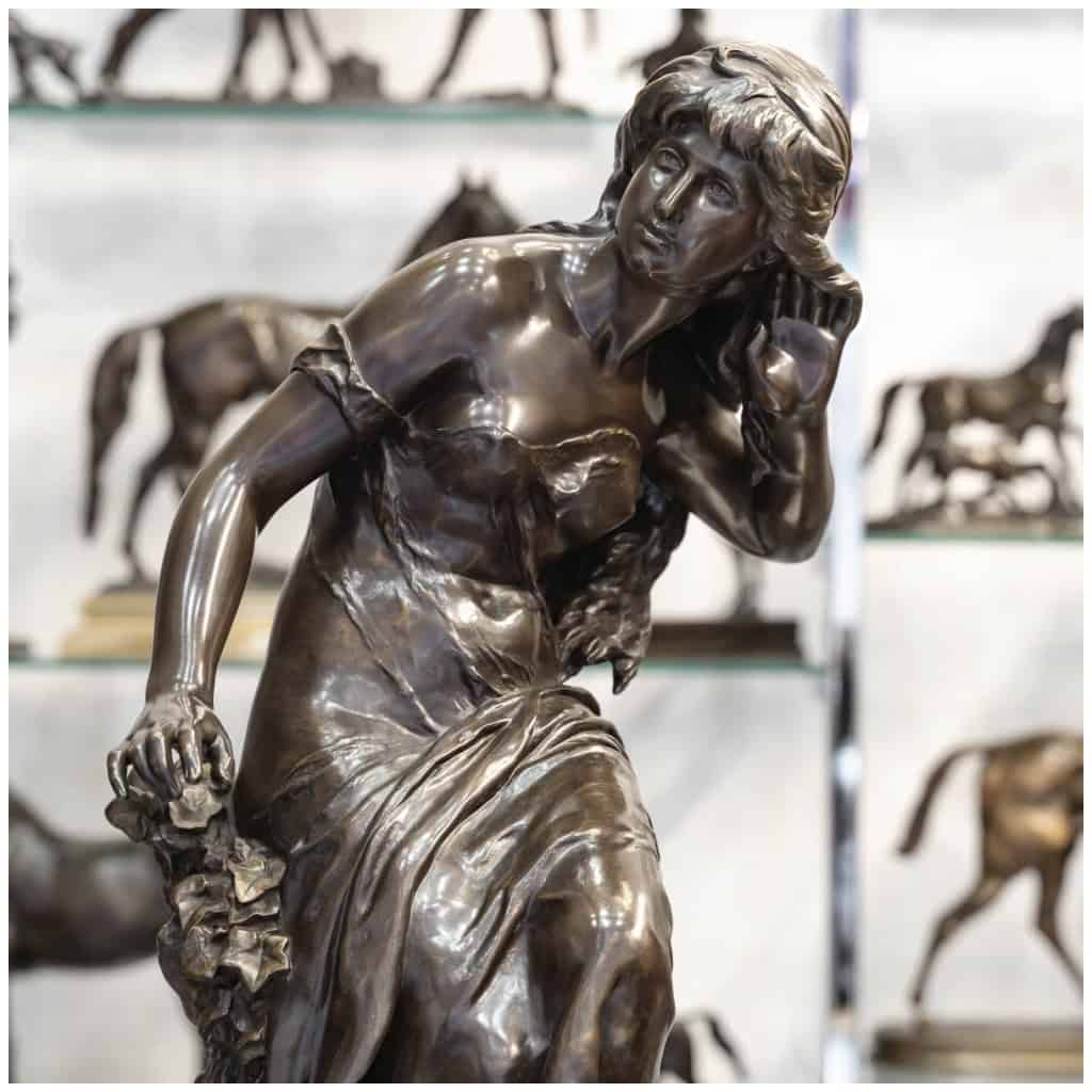 Sculpture – La Vague , Mathurin Moreau (1822-1912) – Bronze 8