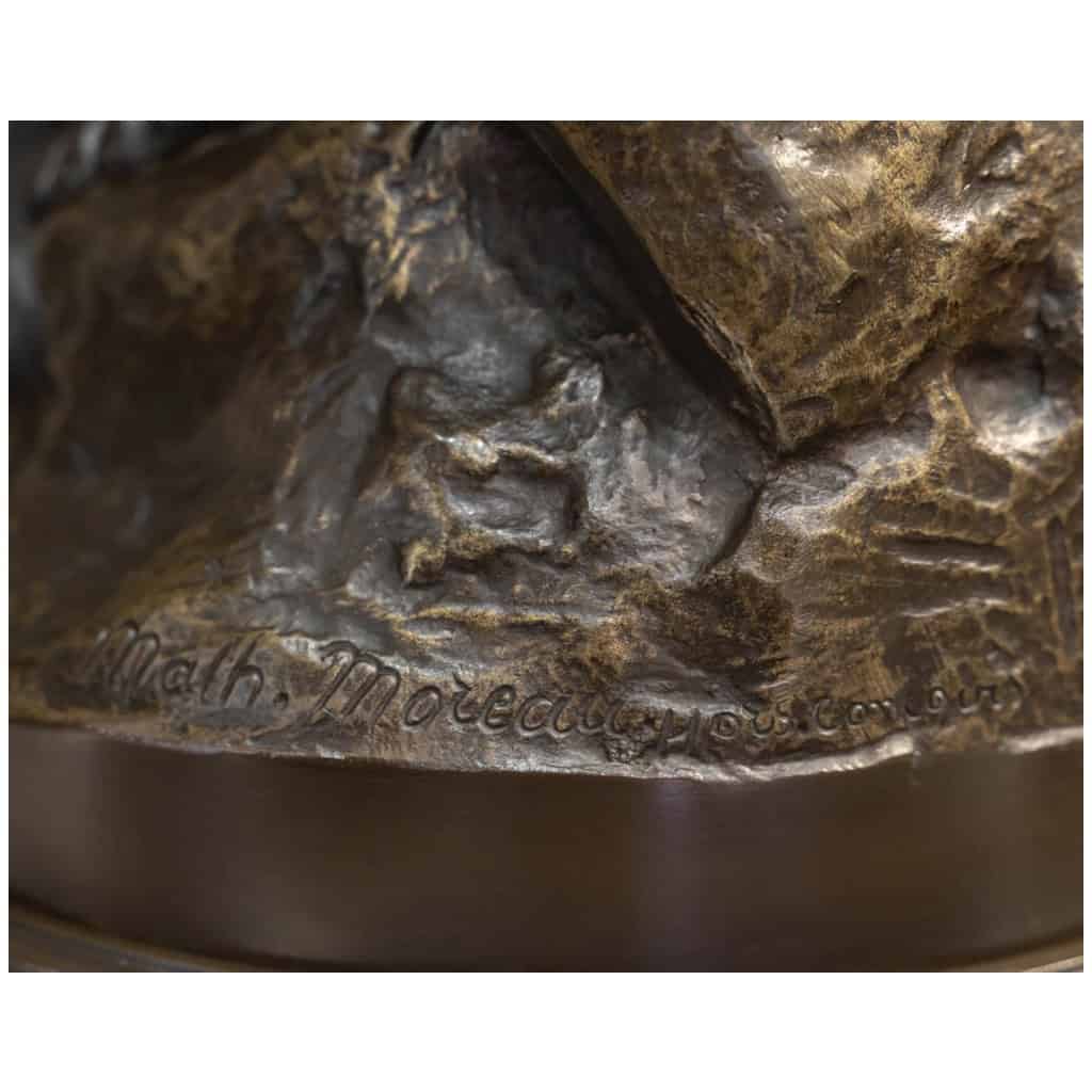 Sculpture – La Vague , Mathurin Moreau (1822-1912) – Bronze 11