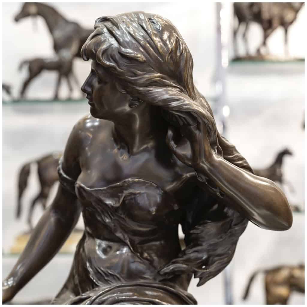 Sculpture – La Vague , Mathurin Moreau (1822-1912) – Bronze 10