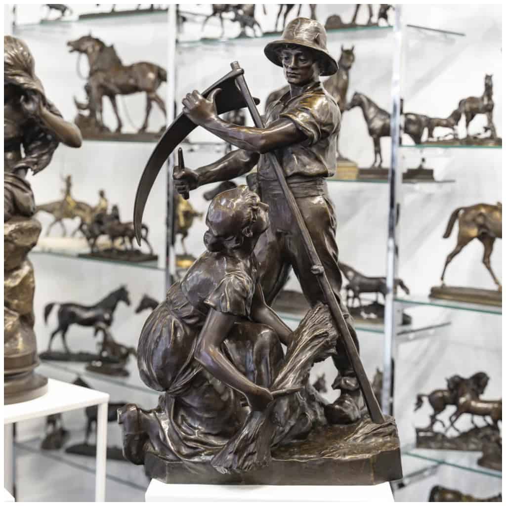 Groupe En Bronze « Les Faucheurs » , Henri – Louis Levasseur (1853-1934) 3