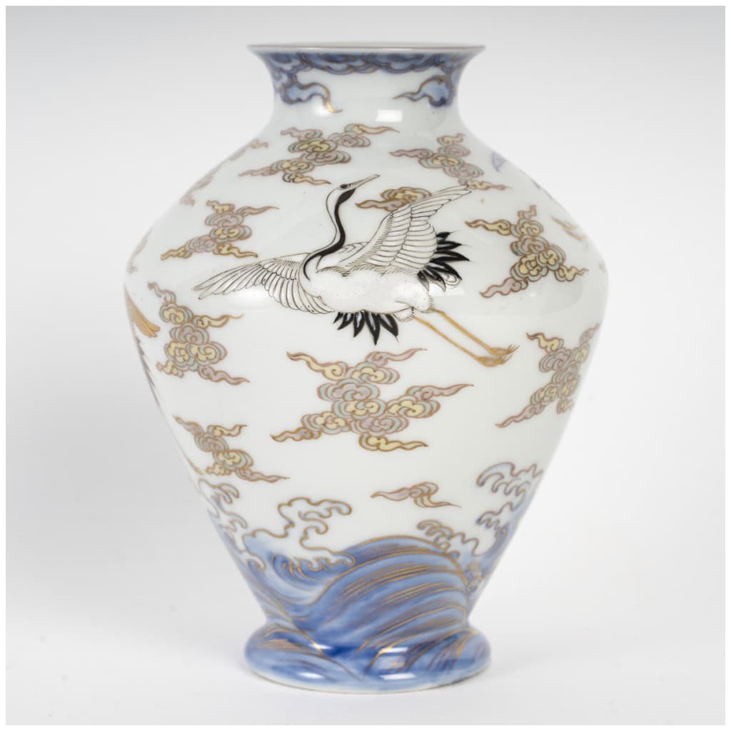 Vase japonais des fours de Fukugawa 7