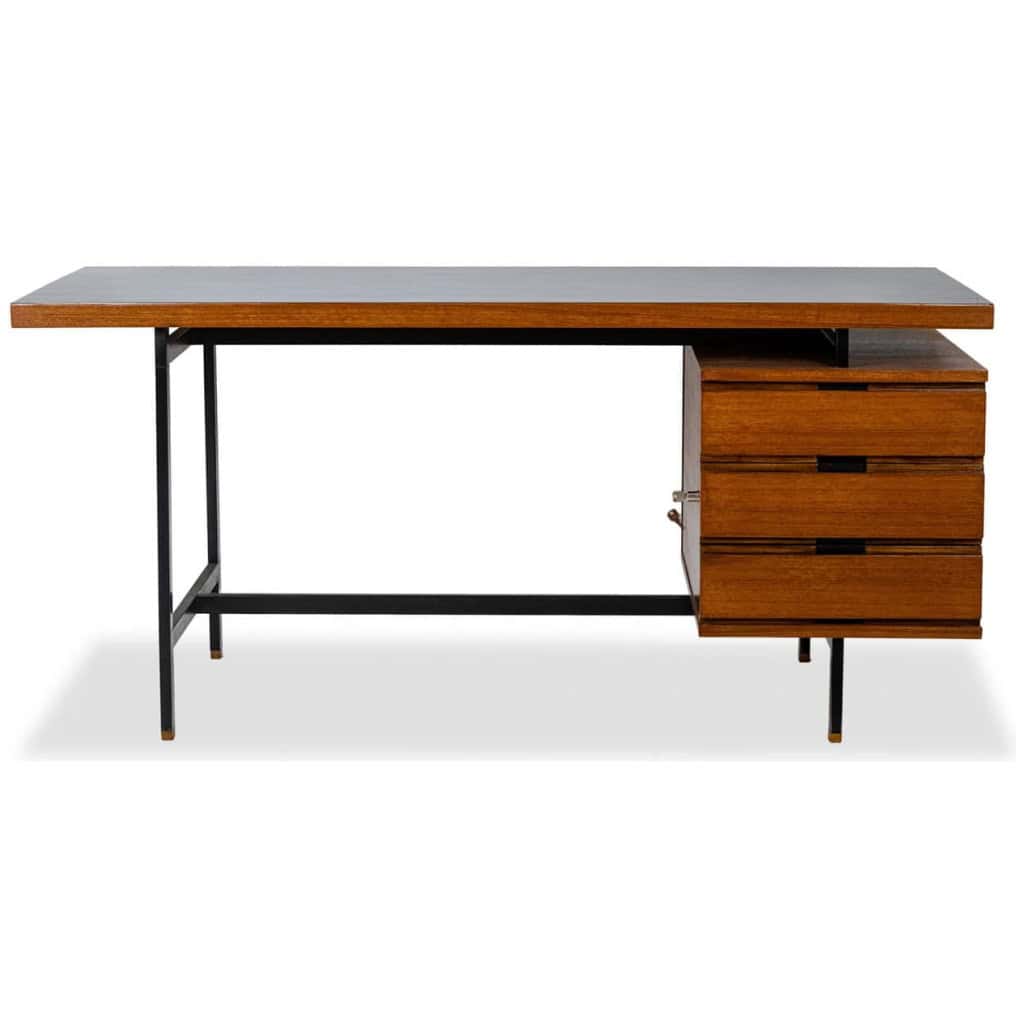 Pierre Guariche. Bureau en teck et métal laqué. Années 1960. LS56631534M 3