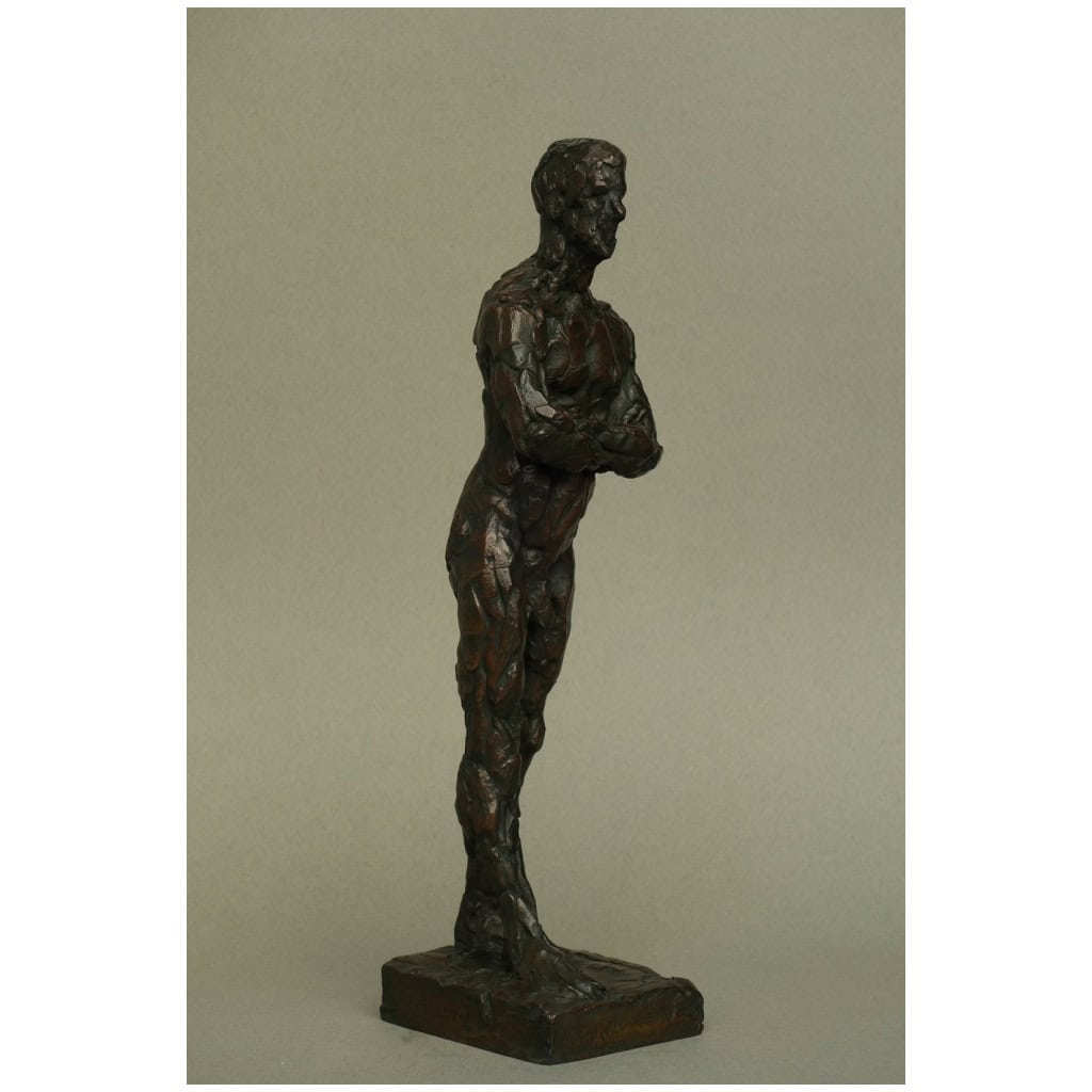 Sculpture – “Squeeze” (2022), Mehdi Khalvati – Bronze 3