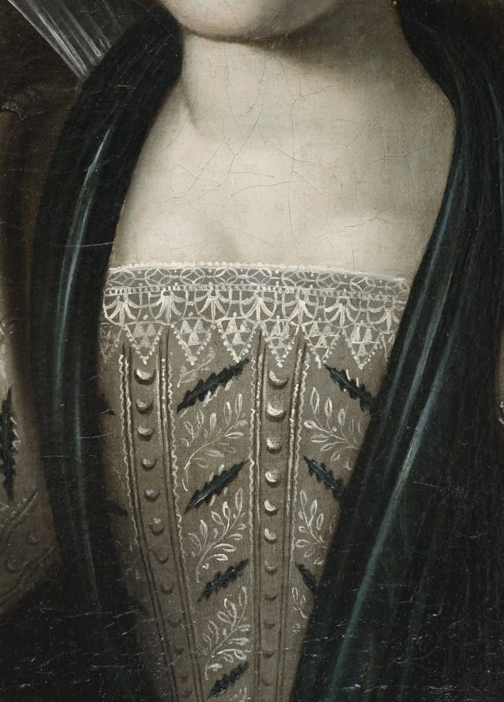 Tableau Portrait Ovale D’époque 17eme 12
