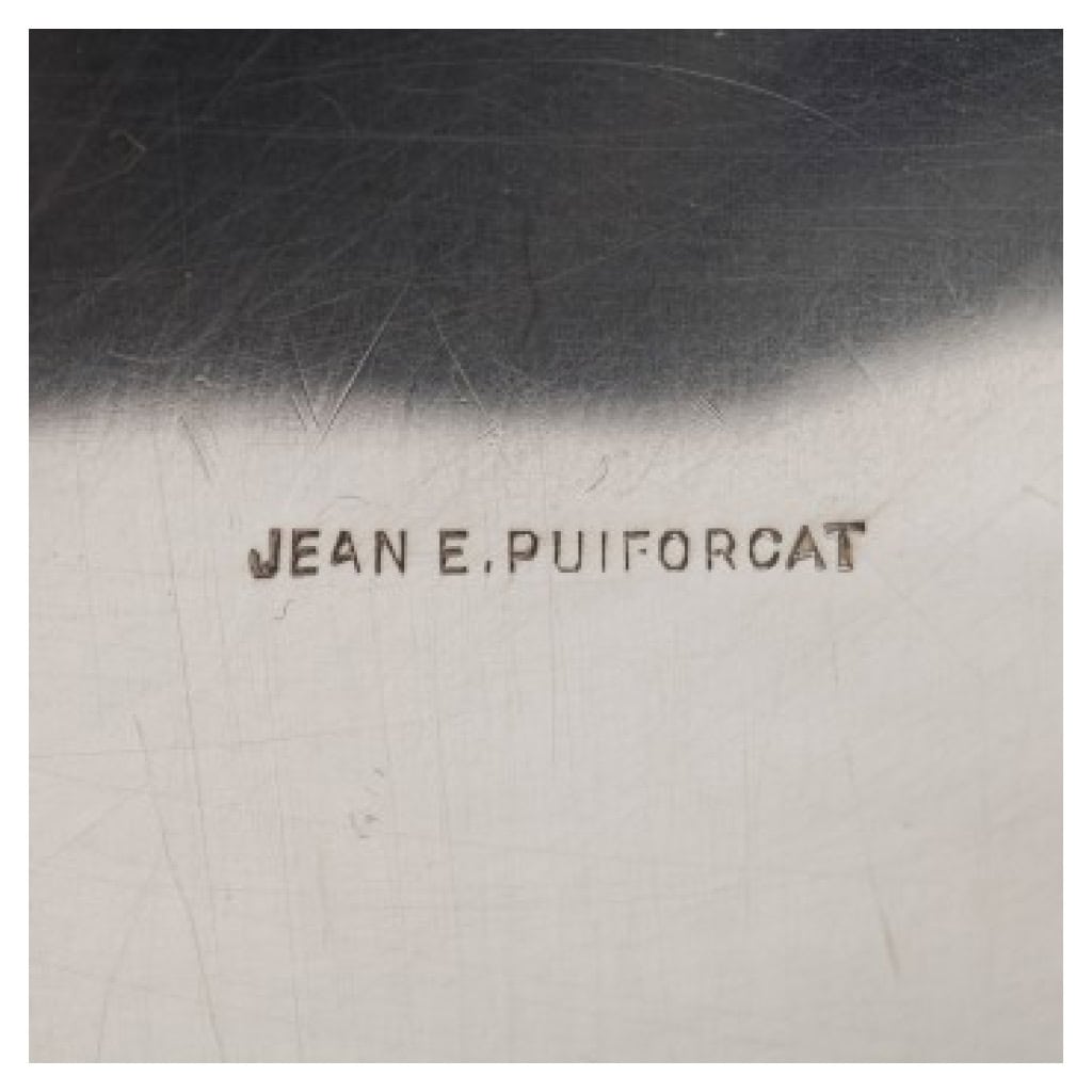 JEAN ELISÉE PUIFORCAT – BOÎTE COUVERTE EN ARGENT ET LAPIS LAZULI, ART DÉCO 5