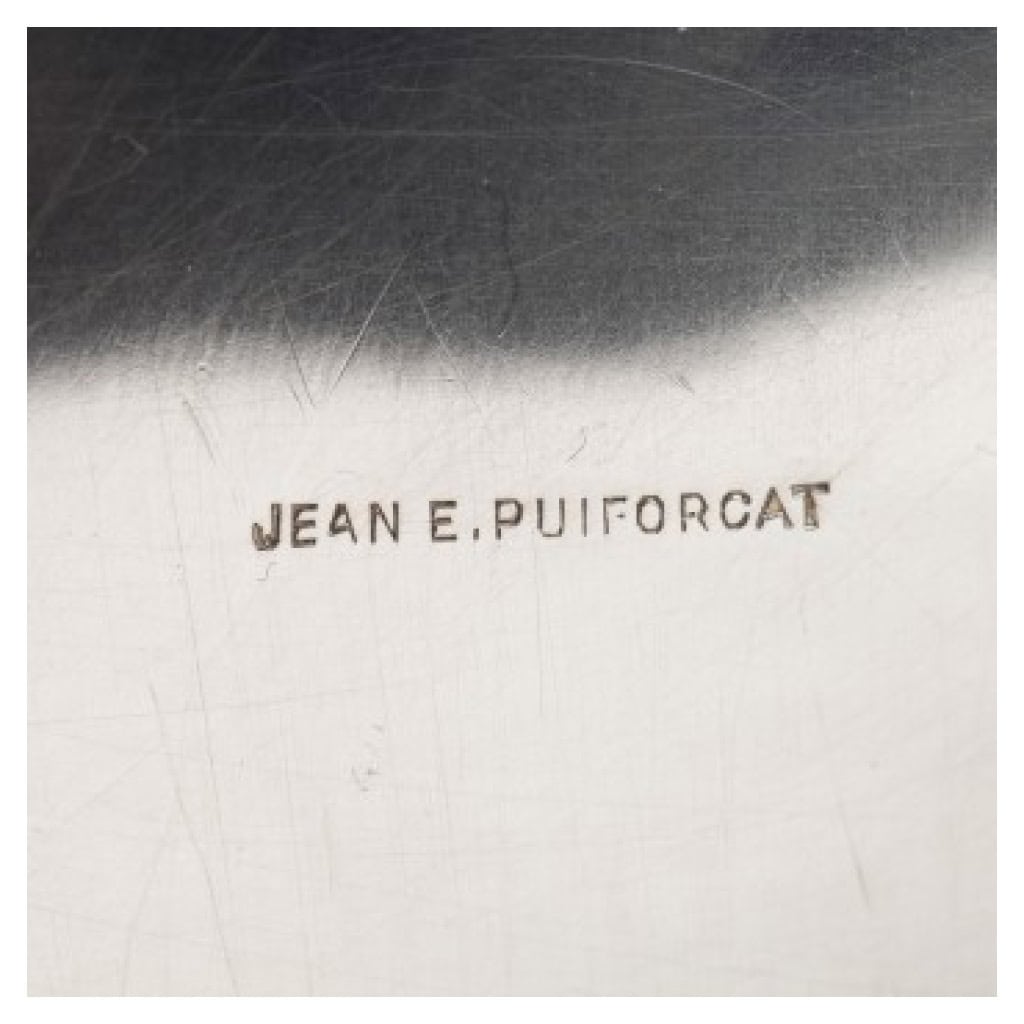 JEAN ELISÉE PUIFORCAT – BOÎTE COUVERTE EN ARGENT ET LAPIS LAZULI, ART DÉCO 4