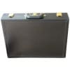 Mallette Hermes en cuir noir, porte documents Hermes, Attache case Hermes 22