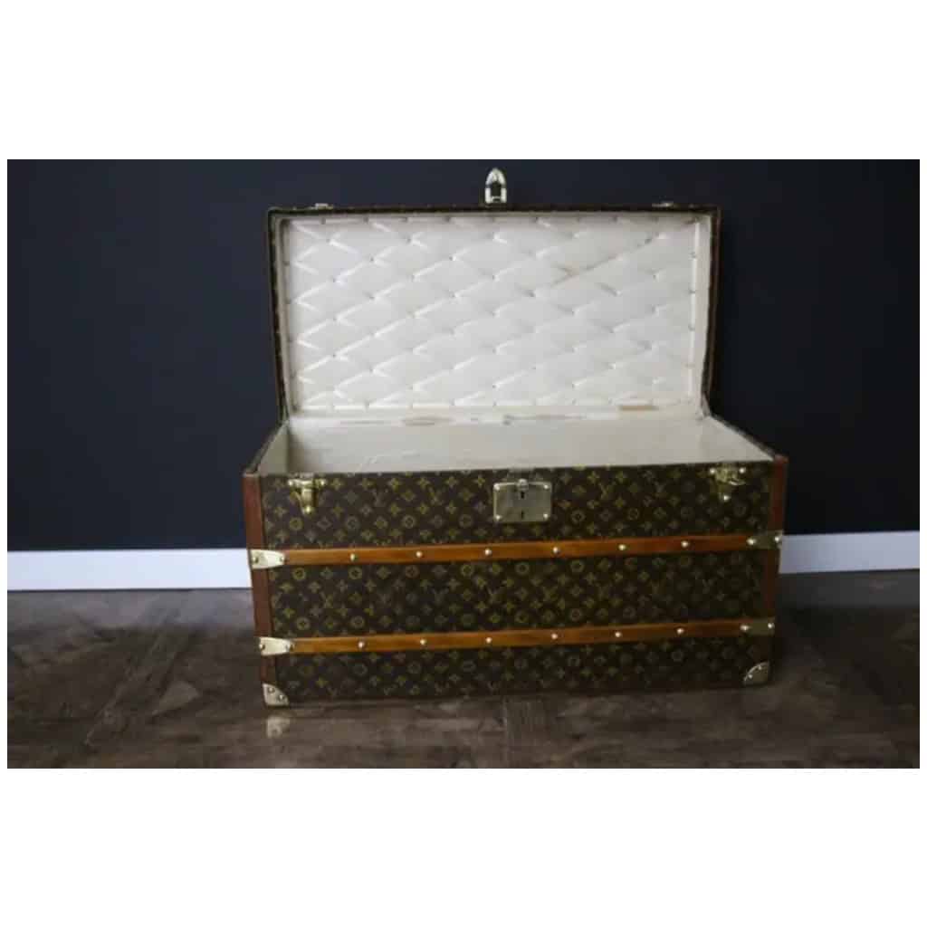 Malle Louis Vuitton ancienne, malle courrier Vuitton 80cm 13