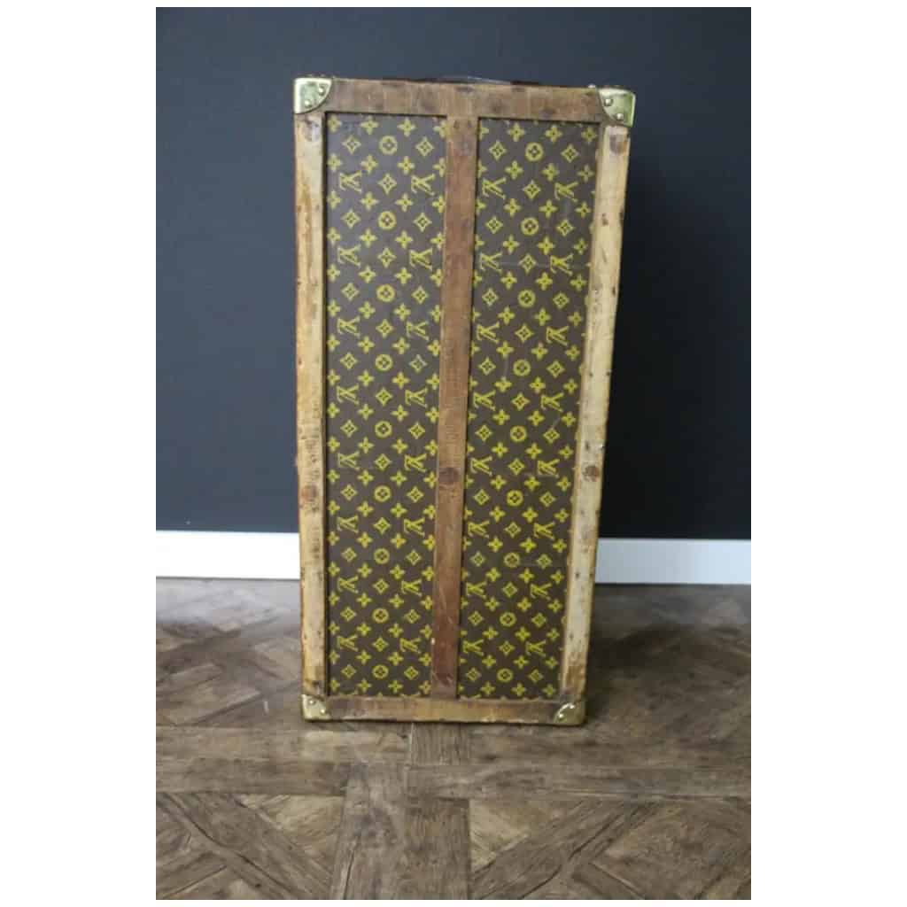 Malle Louis Vuitton ancienne, malle courrier Vuitton 80cm 21