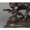 Sculpture – Chien Au Canard , Paul – Édouard Delabrièrre (1829-1912) – Bronze 13