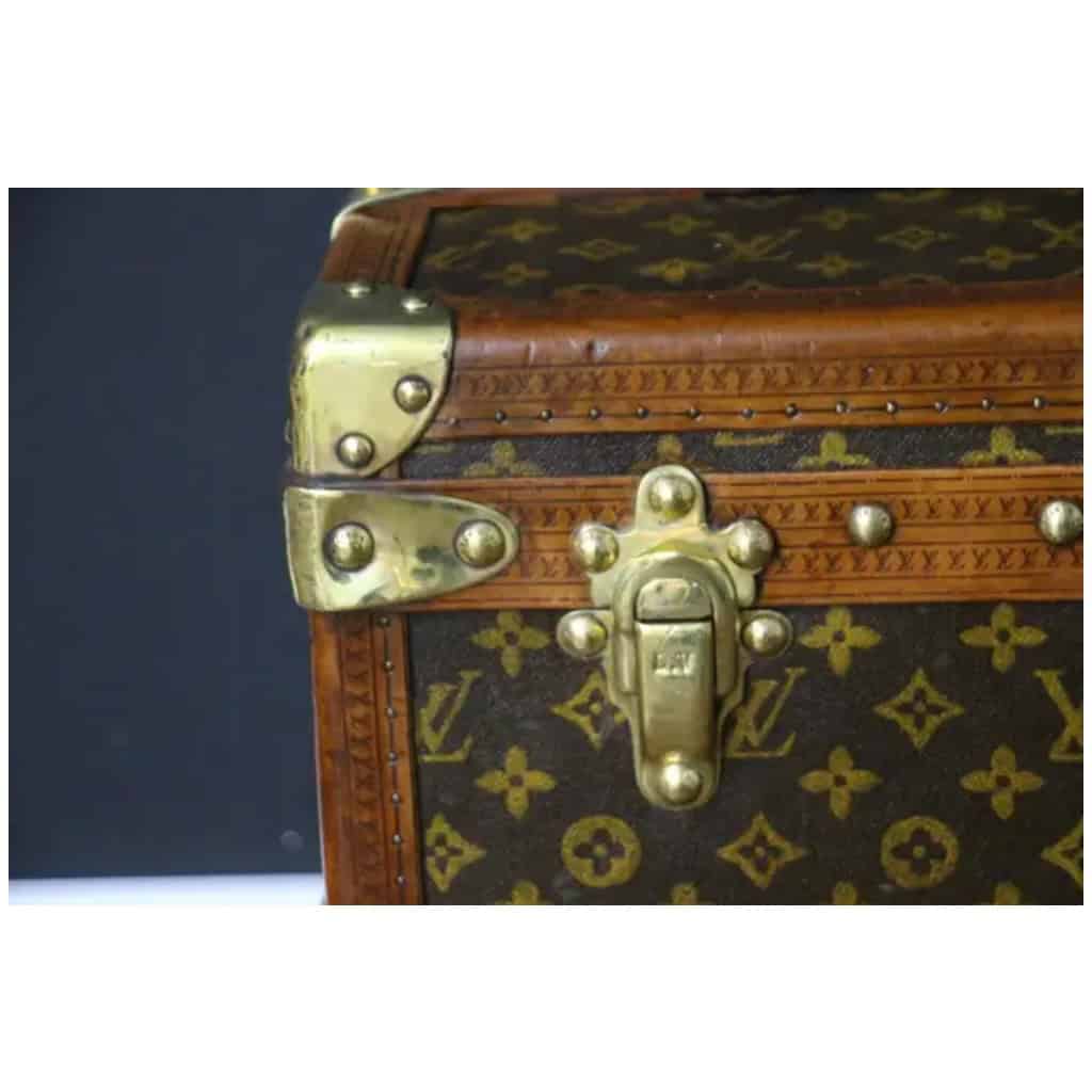 Malle Louis Vuitton ancienne, malle courrier Vuitton 80cm 5