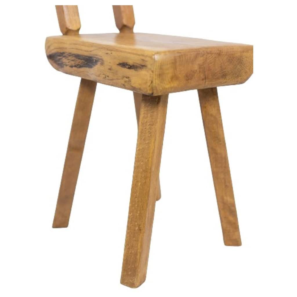 Mobichalet. Ensemble de 10 chaises. Années 1960. LS53302207J 11