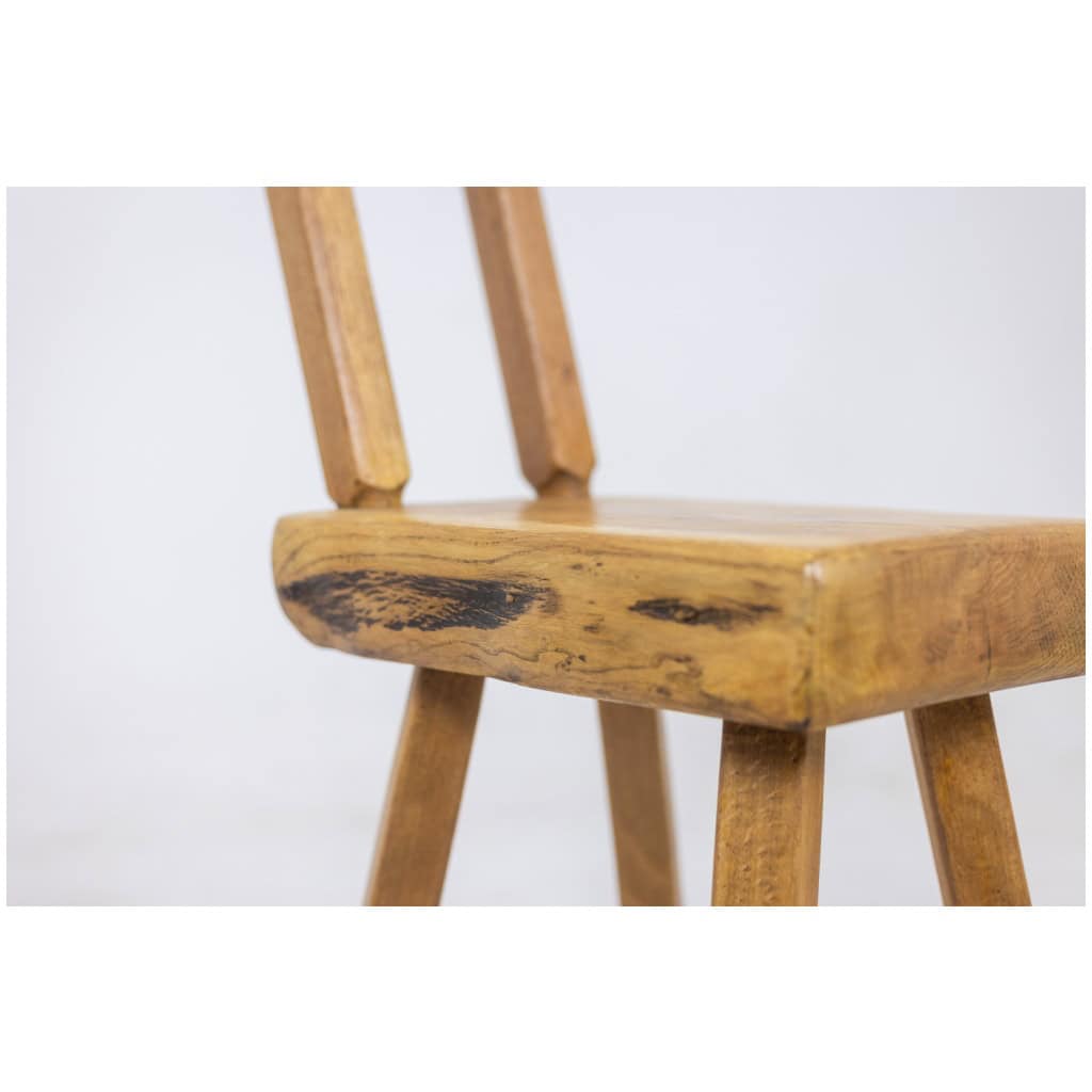 Mobichalet. Ensemble de 10 chaises. Années 1960. LS53302207J 12