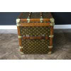 Malle Louis Vuitton ancienne, malle courrier Vuitton 80cm 30