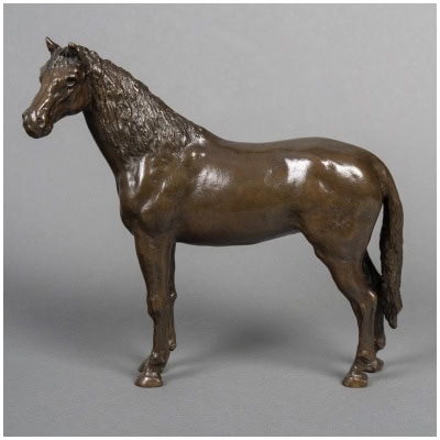 Sculpture – Cheval , Jean – François Leroy – Bronze