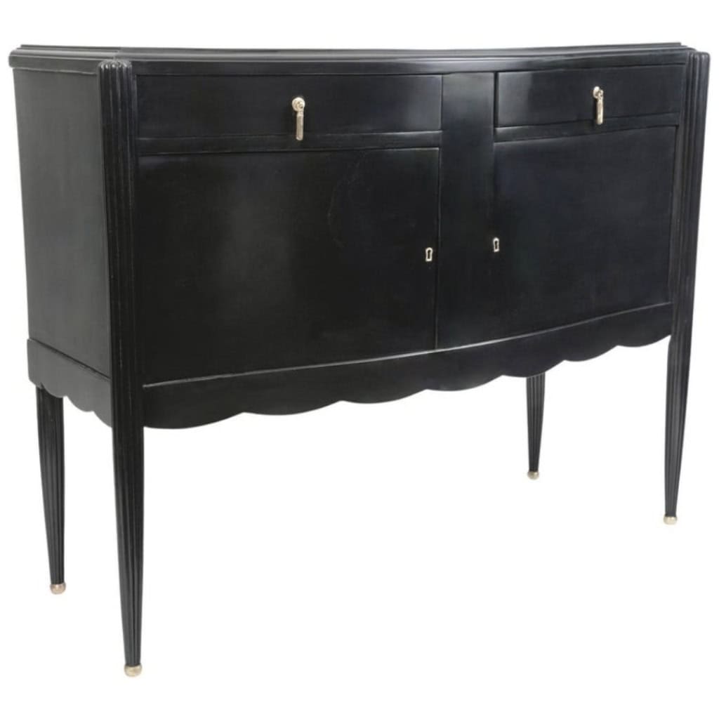 1960 Maison Jansen Art-Déco grande commode cintrée 7