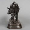 Sculpture – Taureau Par Louis Vidal (l’aveugle) Dit Vidal-Navatel (1831-1892) – Bronze 16