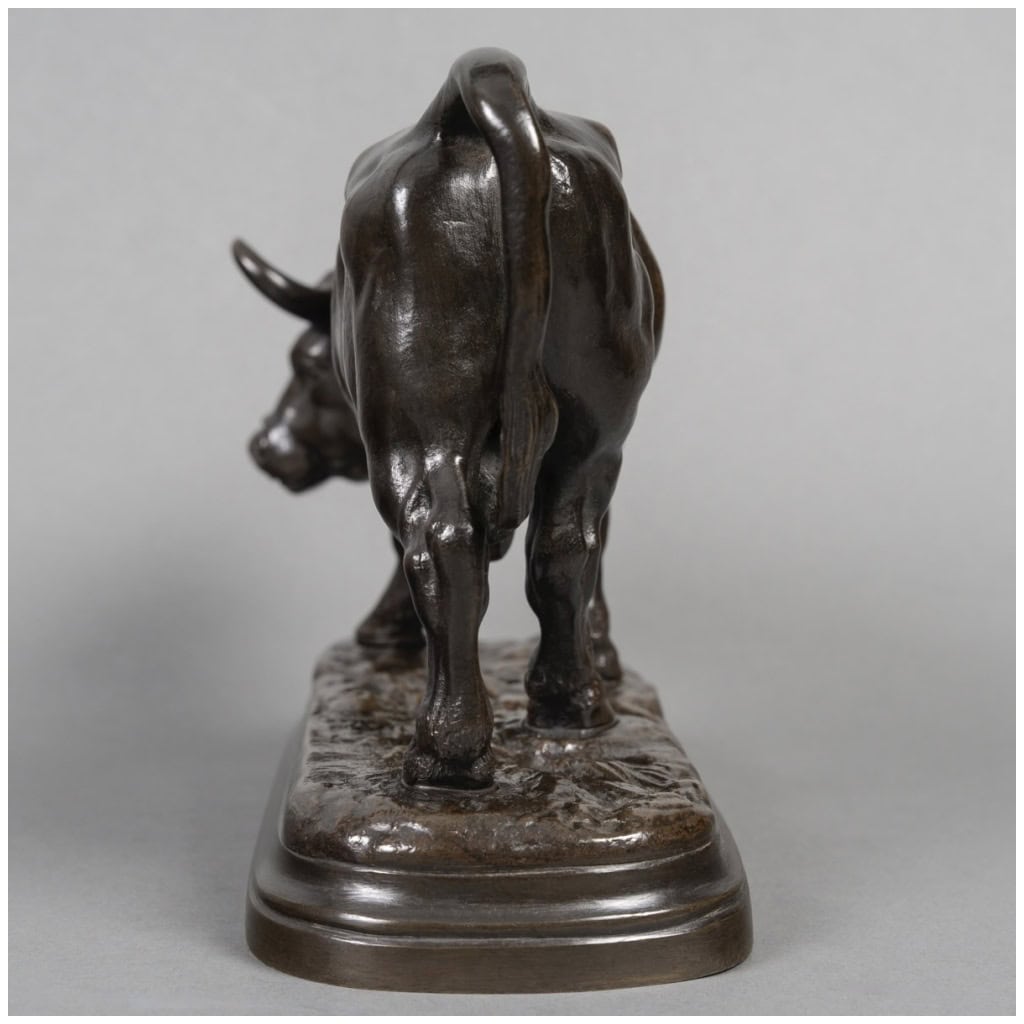 Sculpture – Taureau Par Louis Vidal (l’aveugle) Dit Vidal-Navatel (1831-1892) – Bronze 8