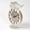 1931 René Lalique – Pendule Antoinette Verre Blanc Mouvement Mécanique Oméga 12