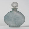 1920 René Lalique – Flacon Telline Verre Blanc Patiné Bleu 9