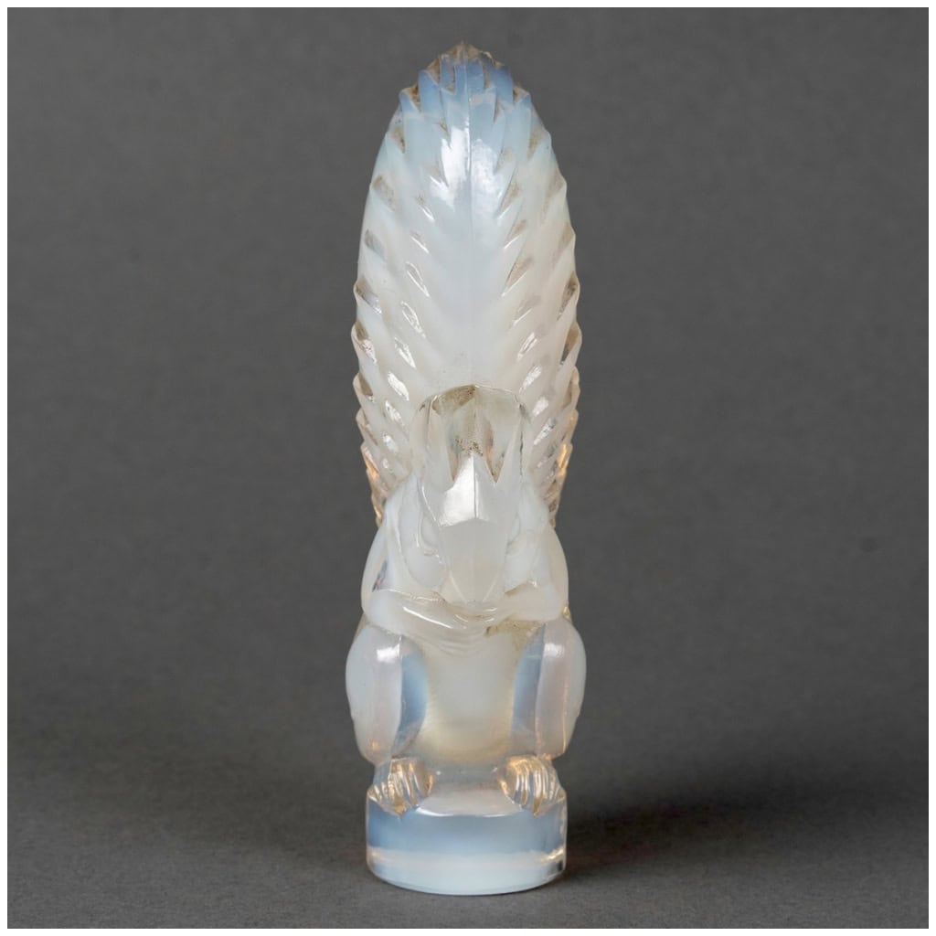 1931 René Lalique – Cachet Ecureuil Verre Opalescent 5