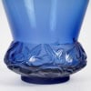 1930 René Lalique – Vase Lierre Verre Bleu Saphir 12