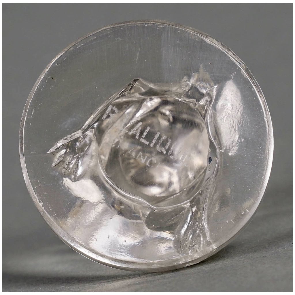 1925 René Lalique – Cachet Souris Verre Blanc 7