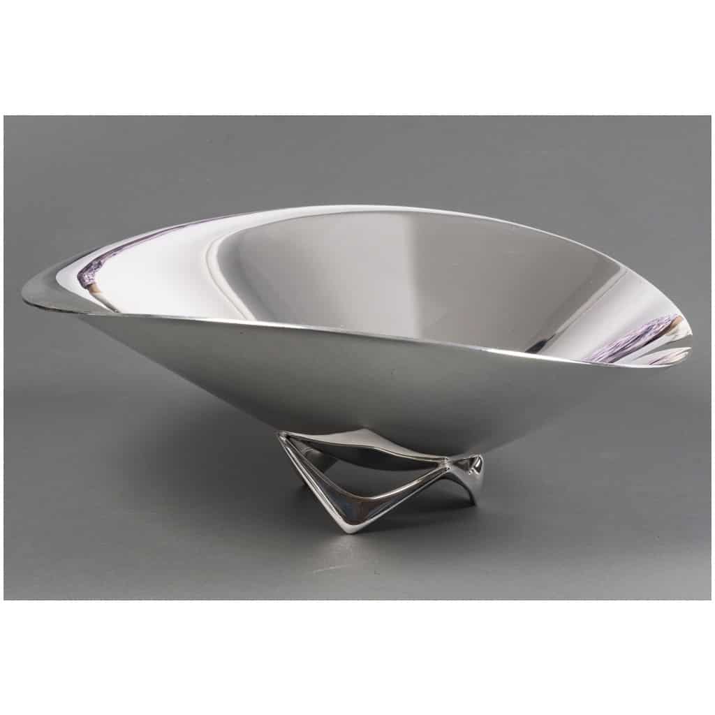 ORFEVRE G. Jensen – Designer H. Koppel – Centre de table en argent massif 4