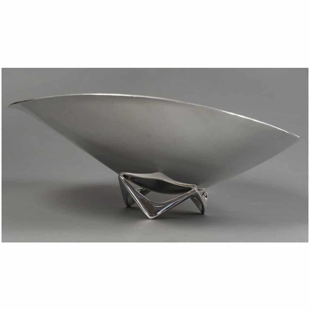 ORFEVRE G. Jensen – Designer H. Koppel – Centre de table en argent massif 5