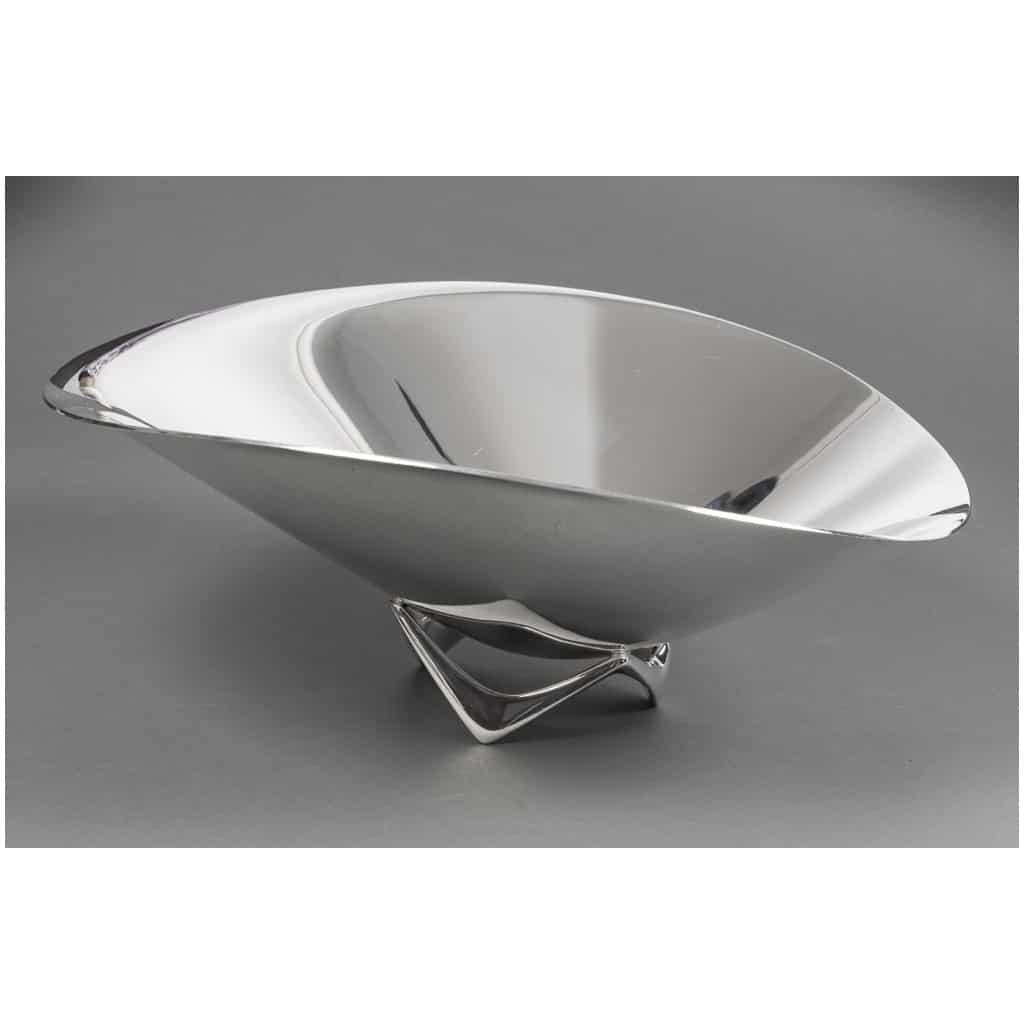 ORFEVRE G. Jensen – Designer H. Koppel – Centre de table en argent massif 7