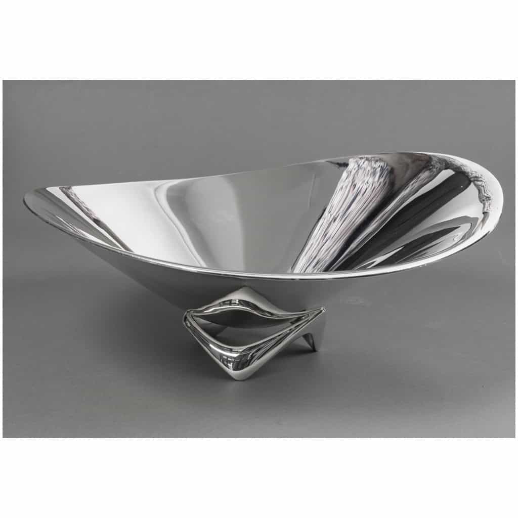 ORFEVRE G. Jensen – Designer H. Koppel – Centre de table en argent massif 8