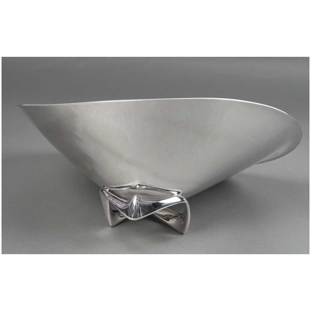 ORFEVRE G. Jensen – Designer H. Koppel – Centre de table en argent massif 14