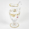 Baccarat – Broc Pichet Imperator Cristal Blanc Gravé Et Doré – Neuf En Coffret 12