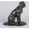 Sculpture – Chien Assis , Jacques Nam (1881-1974) – Bronze 19