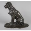 Sculpture – Chien Assis , Jacques Nam (1881-1974) – Bronze 16