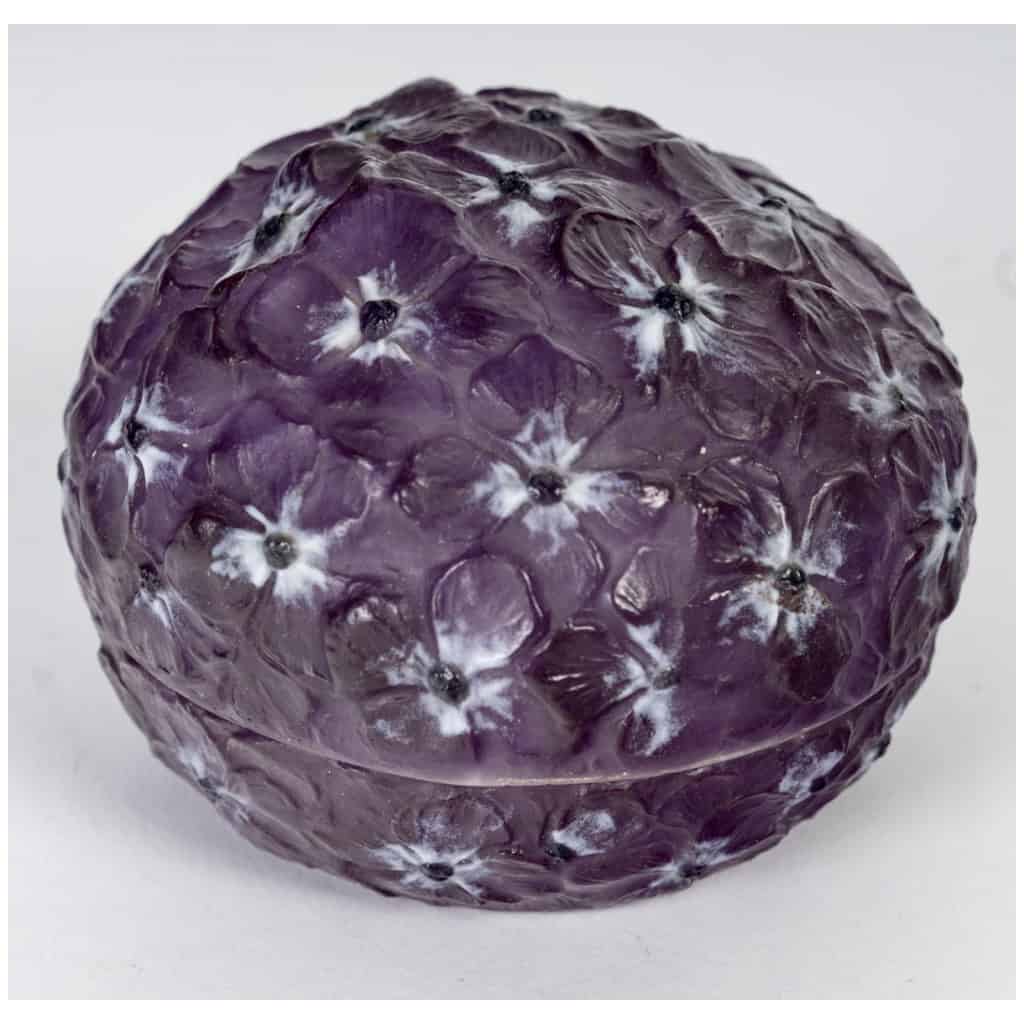 1921 Gabriel Argy Rousseau – Boîte Hortensias Pâte De Verre 4