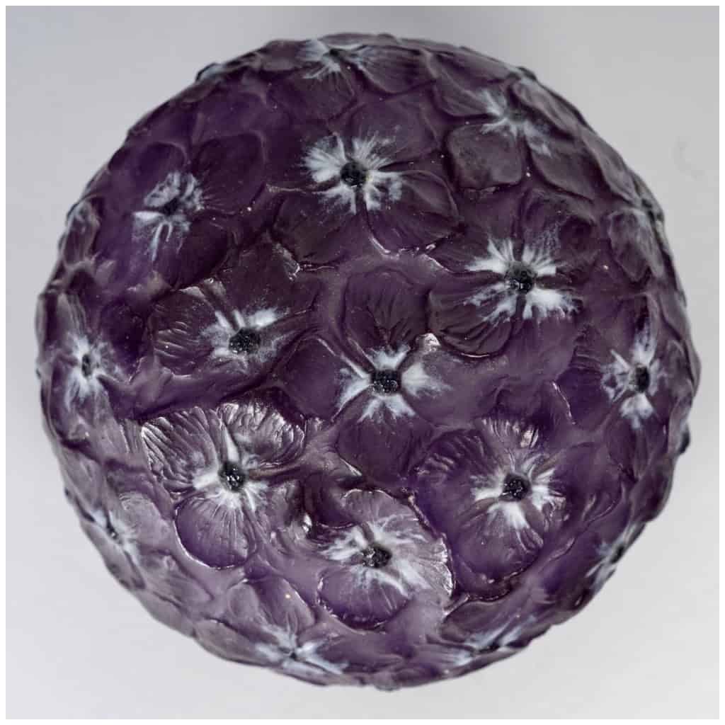 1921 Gabriel Argy Rousseau – Boîte Hortensias Pâte De Verre 6