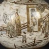 Rare paire de grands vases japonais en Sastsuma 23